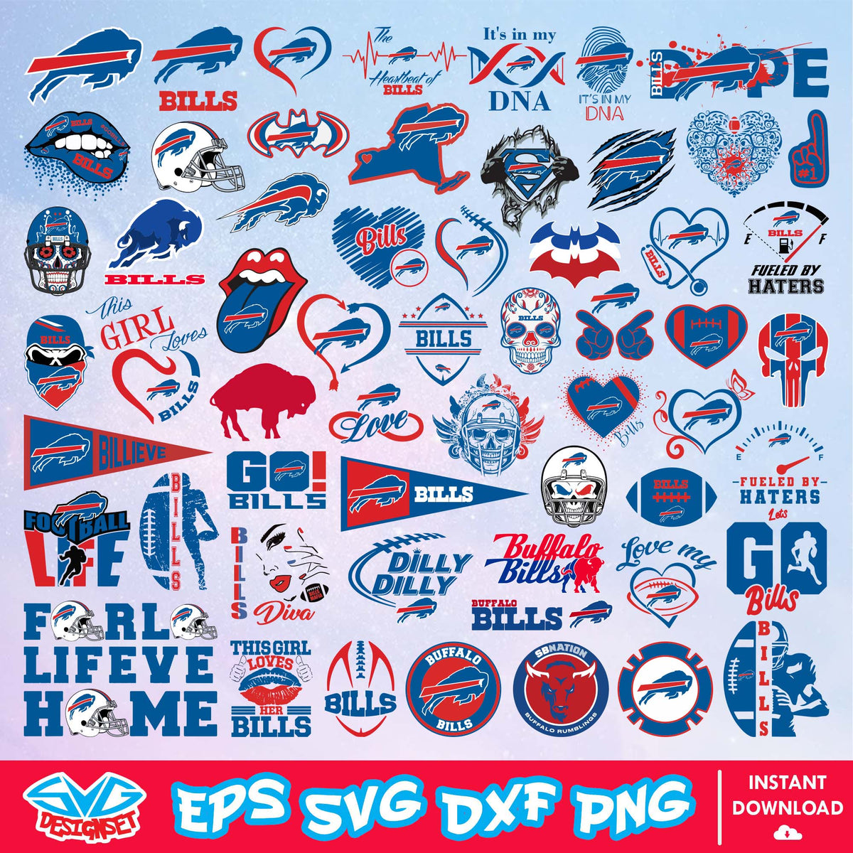 Buffalo Bills 2021 AFC East Champions SVG for Cricut