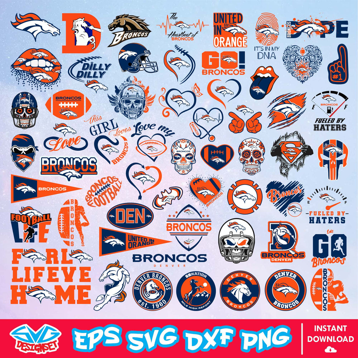 Denver Broncos Nfl Ball, Cuttable Svg Files - free svg files for cricut