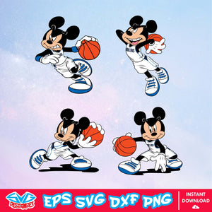 Dallas Mavericks Mickey Mouse Disney SVG, NBA SVG, Disney SVG, Vector, Cricut, Cut Files, Clipart, Digital Download File - SVGDesignSet