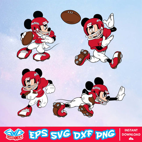 Fresno State Bulldogs Mickey Mouse Disney SVG, NCAA SVG, Disney SVG, Vector, Cricut, Cut Files, Clipart, Download File - SVGDesignSet