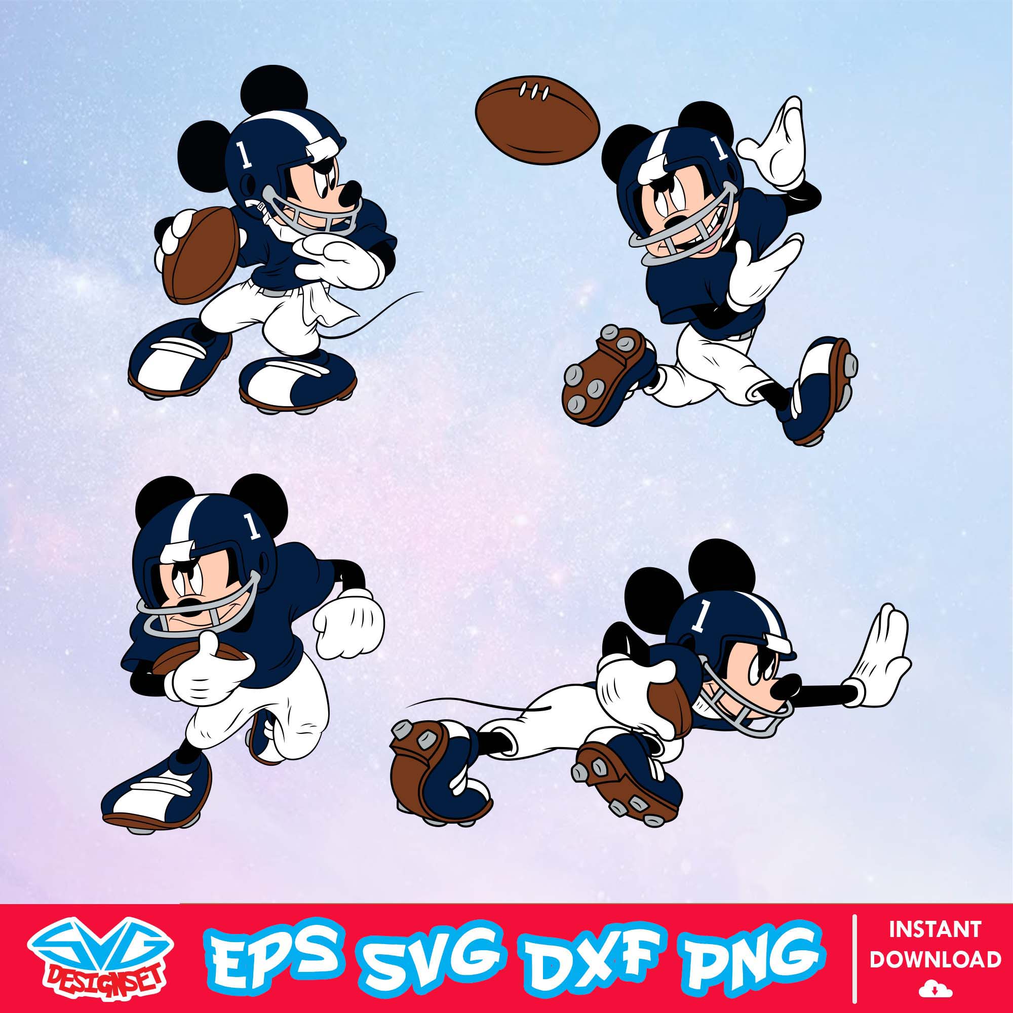 Georgia Southern Eagles Mickey Mouse Disney SVG, NCAA SVG, Disney SVG, Vector, Cricut, Cut Files, Clipart, Download File - SVGDesignSet