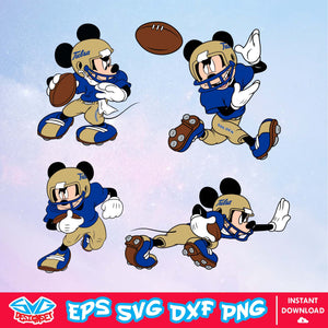 Tulsa Golden Hurricane Mickey Mouse Disney SVG, NCAA SVG, Disney SVG, Vector, Cricut, Cut Files, Clipart, Digital File - SVGDesignSet