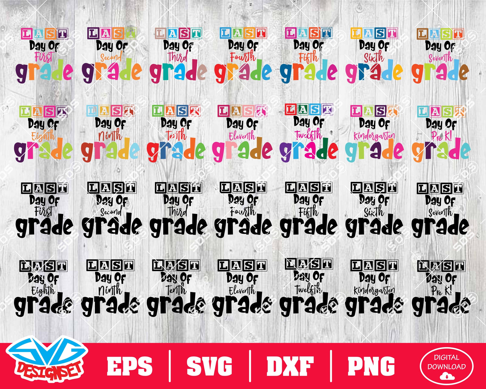 Back to School Svg, Dxf, Eps, Png, Clipart, Silhouette and Cutfiles #7 - SVGDesignSets