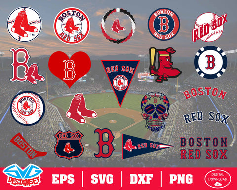 Boston Redsox Team Svg, Dxf, Eps, Png, Clipart, Silhouette and Cutfiles - SVGDesignSets