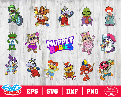 Muppeys babies Svg, Dxf, Eps, Png, Clipart, Silhouette and Cutfiles #2 - SVGDesignSets