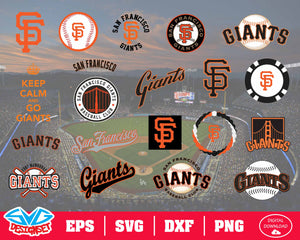 San Francisco Giants Team Svg, Dxf, Eps, Png, Clipart, Silhouette and Cutfiles - SVGDesignSets