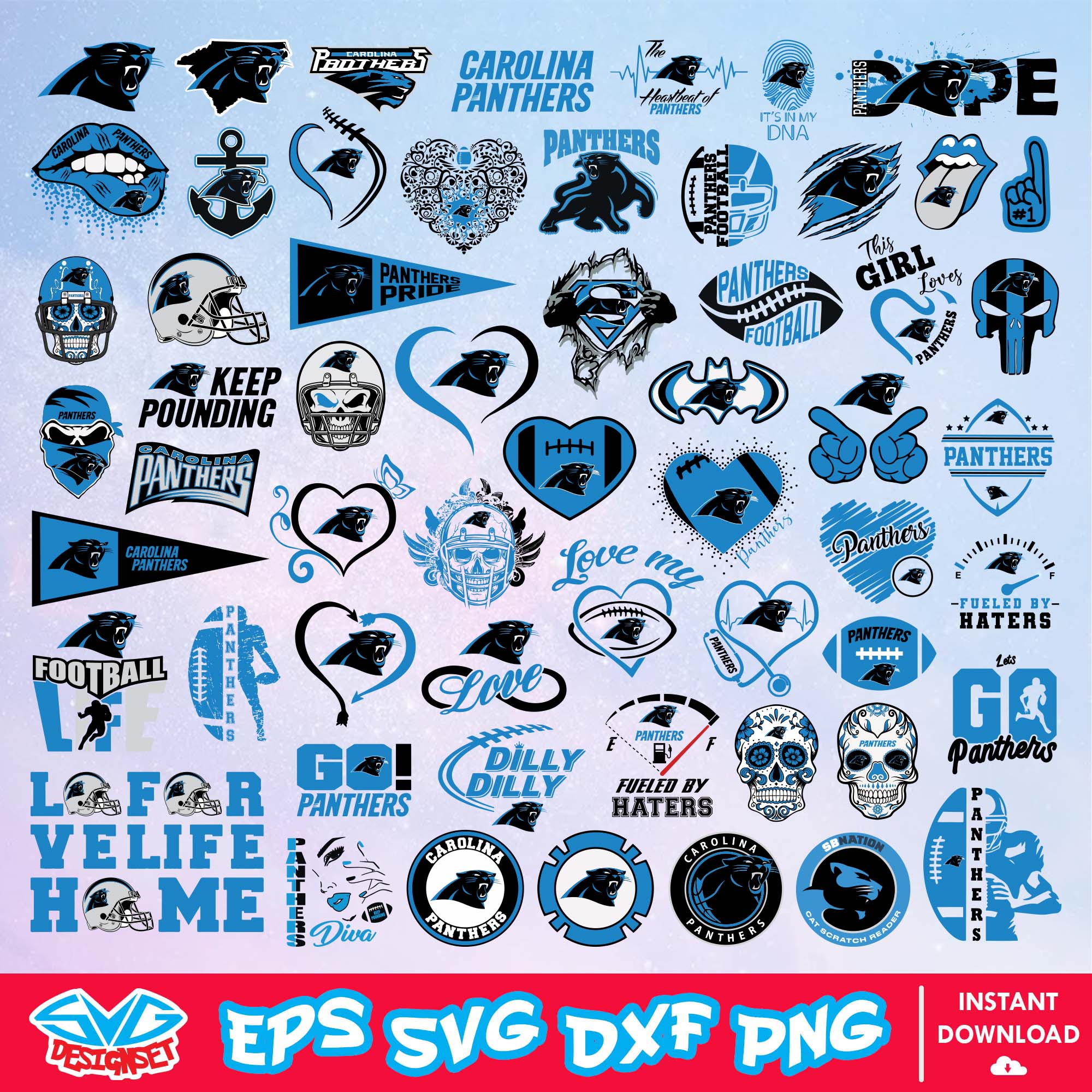 Carolina Panthers Vector Logo Carolina Panthers NFL Football Team
