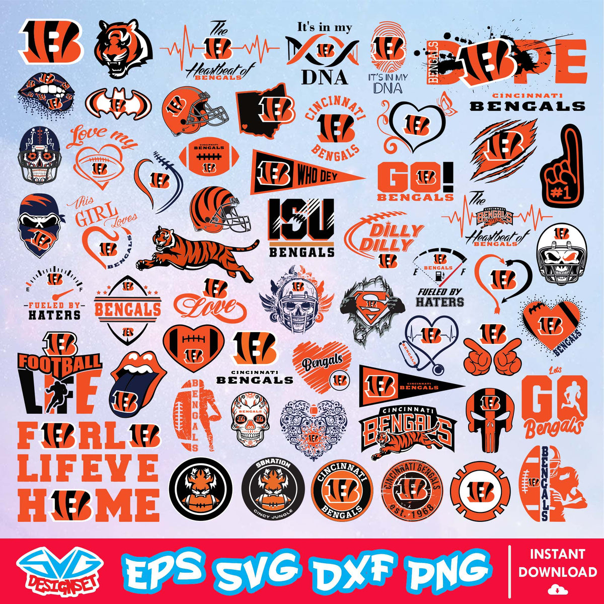 Cincinnati Bengals Svg, National Football League Svg, NFL Svg, NFL Tea