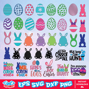 Easter Bundle Svg, Dxf, Eps, Png, Clipart, Silhouette, and Cut files for Cricut & Silhouette Cameo #5
