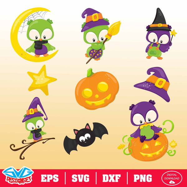 Halloween Big Bundle Svg, Dxf, Eps, Png, Clipart, Silhouette and Cutfiles 2 - SVGDesignSets