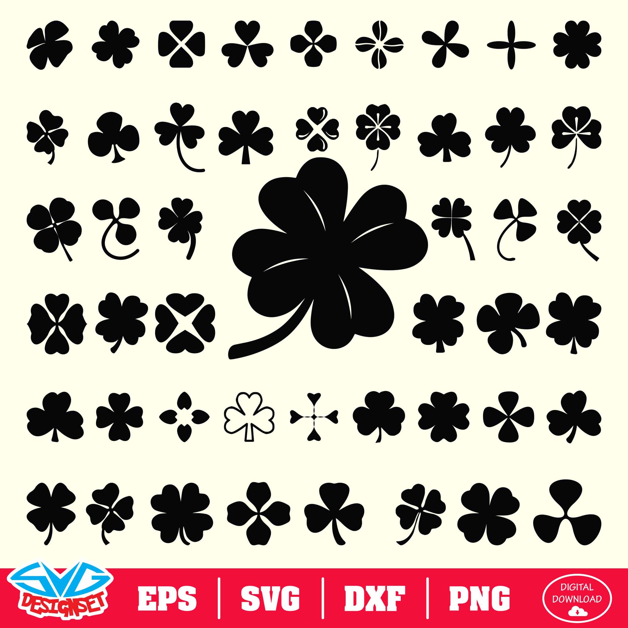 St. Patrick's Day Bundle Svg, Dxf, Eps, Png, Clipart, Silhouette and Cutfiles #008 - SVGDesignSets